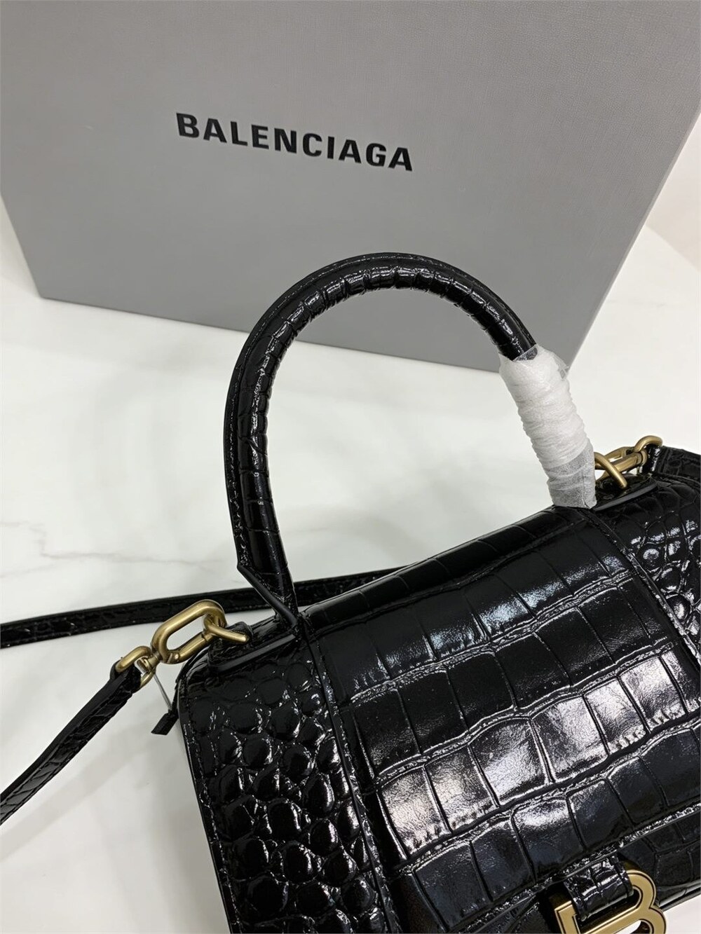 Balenciaga Hourglass Small Top Handle Bag - Picture 3 of 6